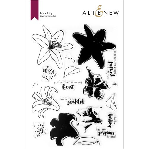 Simon Says Stamp! Altenew INKY LILY Clear Stamps ALT6312*