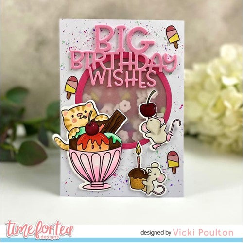 Simon Says Stamp! Time For Tea Designs SUNDAE SWEETIES Clear Stamps
