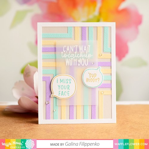 Simon Says Stamp! Waffle Flower NESTING RECTANGLE FRAMES Dies 420820