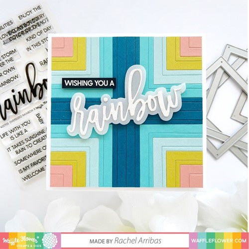Simon Says Stamp! Waffle Flower NESTING SQUARE FRAMES Dies 420818