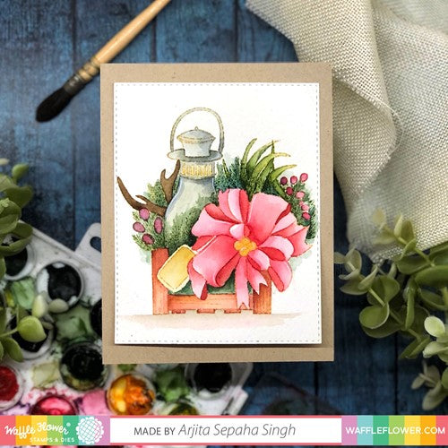 Simon Says Stamp! Waffle Flower BOW CENTERPIECE Clear Stamps 420813*
