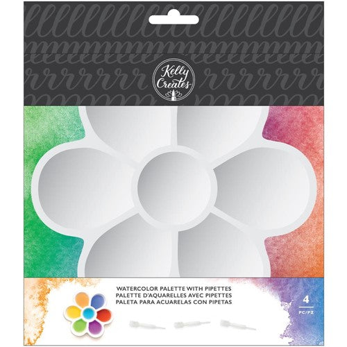Simon Says Stamp! American Crafts Kelly Creates WATERCOLOR PALETTE WITH PIPETTES 354725