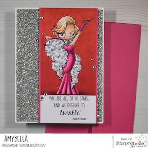 Simon Says Stamp! Stamping Bella Cling Stamps ODDBALL MARILYN eb1062