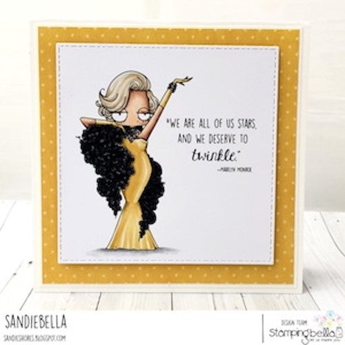 Simon Says Stamp! Stamping Bella Cling Stamps ODDBALL MARILYN eb1062