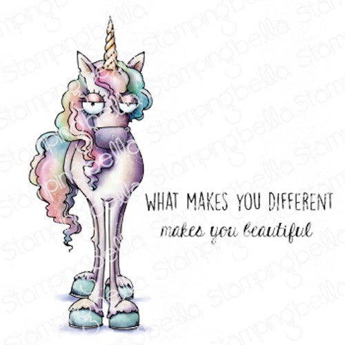 Simon Says Stamp! Stamping Bella Cling Stamps ODDBALL UNICORN eb1064