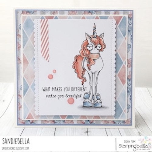 Simon Says Stamp! Stamping Bella Cling Stamps ODDBALL UNICORN eb1064