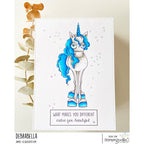 Simon Says Stamp! Stamping Bella Cling Stamps ODDBALL UNICORN eb1064