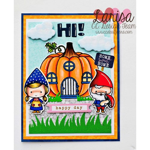 Simon Says Stamp! C.C. Designs GNOME HOMES Clear Stamp Set ccd0265
