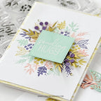 Simon Says Stamp! Concord & 9th HARVEST WREATH TURNABOUT Clear Stamps 11168