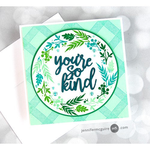 Simon Says Stamp! Concord & 9th HARVEST WREATH TURNABOUT Clear Stamps 11168 | color-code:ALT6