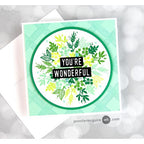 Simon Says Stamp! Concord & 9th HARVEST WREATH TURNABOUT Clear Stamps 11168