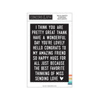 Simon Says Stamp! Concord & 9th MIX AND MATCH EVERYDAY SENTIMENTS Clear Stamps 11174
