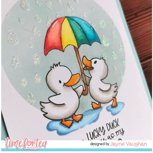 Simon Says Stamp! Time For Tea Designs LUCKY DUCKS Clear Stamps