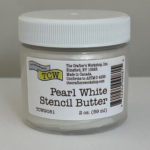 Simon Says Stamp! The Crafter's Workshop PEARL WHITE Stencil Butter tcw9081