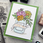Simon Says Stamp! Simon Says Clear Stamps SUNSHINE FLOWERS sss202384c * | color-code:ALT0