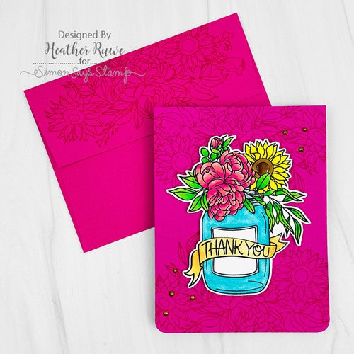 Simon Says Stamp! Simon Says Clear Stamps SUNSHINE FLOWERS sss202384c * | color-code:ALT2