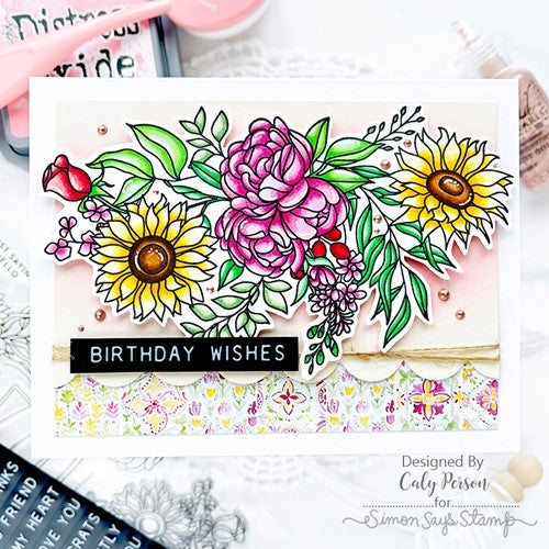 Simon Says Stamp! Simon Says Clear Stamps SUNSHINE FLOWERS sss202384c * | color-code:ALT3