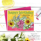 Simon Says Stamp! Simon Says Clear Stamps SUNSHINE FLOWERS sss202384c * | color-code:ALT4