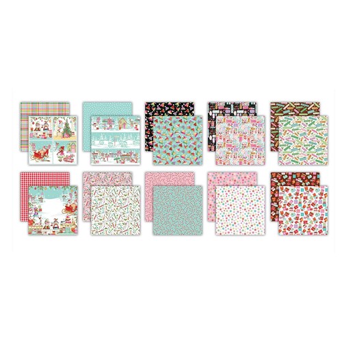 Simon Says Stamp! Craft Consortium MADE BY ELVES 6 x 6 Paper Pad CCPPAD029B