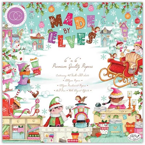 Simon Says Stamp! Craft Consortium MADE BY ELVES 6 x 6 Paper Pad CCPPAD029B