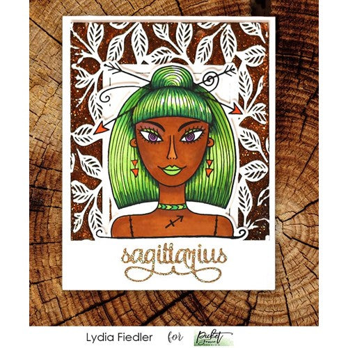 Simon Says Stamp! Picket Fence Studios SAGITTARIUS GIRL Clear Stamps hg110*