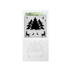 Simon Says Stamp! Picket Fence Studios A WINTER SCENE Stencil sc255*