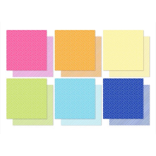 Simon Says Stamp! Paper Rose PEONY GARDEN BASICS 6x6 Paper Pack 23317