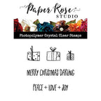 Simon Says Stamp! Paper Rose LITTLE PRESENTS AND SENTIMENTS Clear Stamp Set 23386*