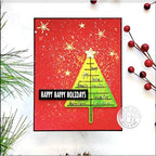 Simon Says Stamp! Hero Arts Clear Stamps GRAPHIC LINES HOLIDAY CM561*