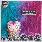 Simon Says Stamp! AALL & Create QUATTRO FIORI 6x6 Stencil aal10130