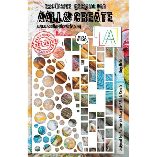 Simon Says Stamp! AALL & Create BUG HOTEL A5 Stencil aal10136