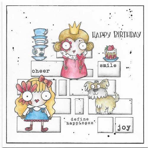 Simon Says Stamp! AALL & Create ALICE AND QUEEN A7 Clear Stamps aall500
