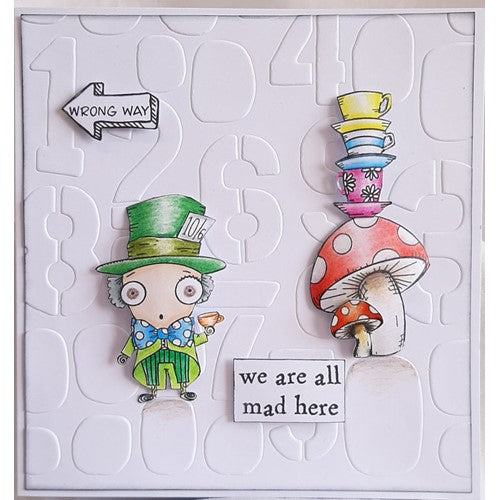 Simon Says Stamp! AALL & Create MAD TEA PARTY A7 Clear Stamps aall502