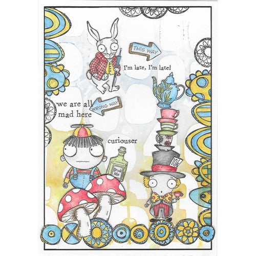 Simon Says Stamp! AALL & Create WHITE RABBIT A7 Clear Stamps aall506