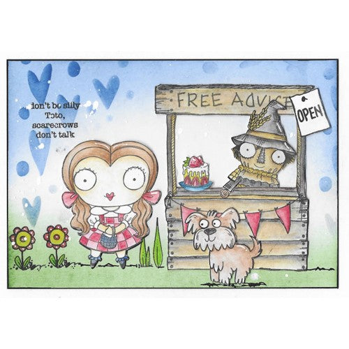 Simon Says Stamp! AALL & Create SCARECROW AND LION A7 Clear Stamps aall505