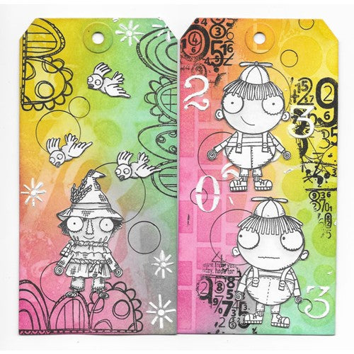 Simon Says Stamp! AALL & Create SCARECROW AND LION A7 Clear Stamps aall505