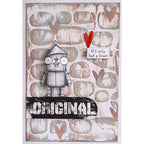 Simon Says Stamp! AALL & Create TIN MAN AND MONKEY A7 Clear Stamps aall503