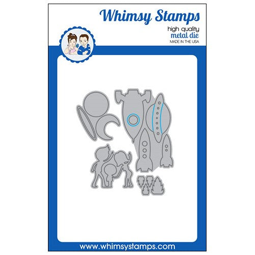 Simon Says Stamp! Whimsy Stamps SPACESHIP Dies WSD563