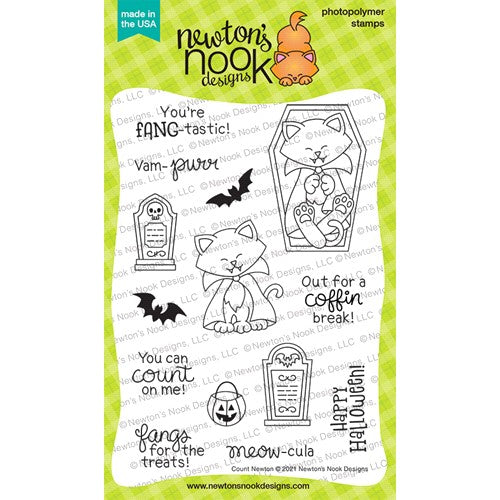 Simon Says Stamp! Newton's Nook Designs COUNT NEWTON Clear Stamps NN2108S04