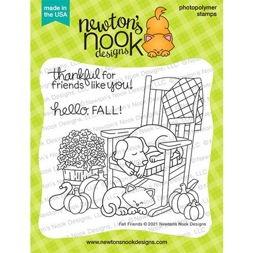 Simon Says Stamp! Newton's Nook Designs FALL FRIENDS Clear Stamps NN2108S02