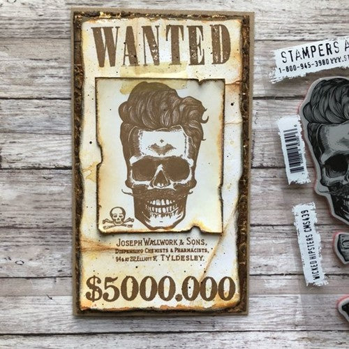 Simon Says Stamp! Tim Holtz Cling Rubber Stamps WICKED HIPSTERS CMS439
