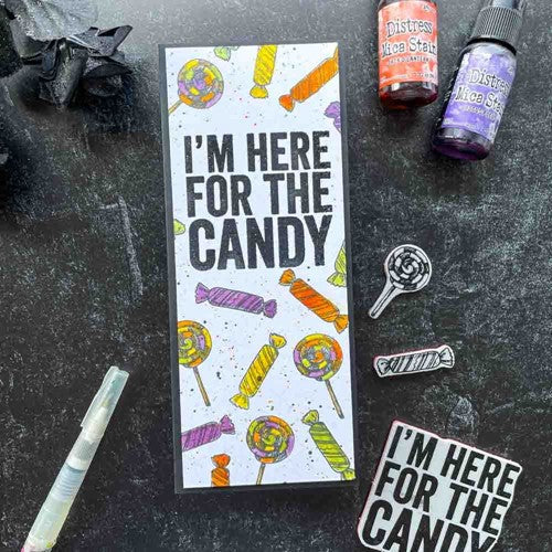 Simon Says Stamp! Tim Holtz Cling Rubber Stamps BOLD FRIGHTS CMS438