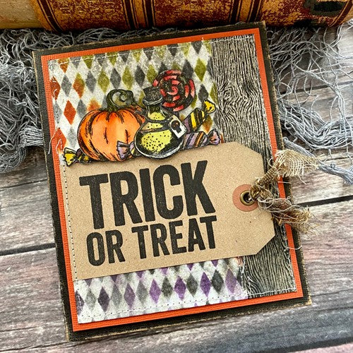 Simon Says Stamp! Tim Holtz Cling Rubber Stamps BOLD FRIGHTS CMS438