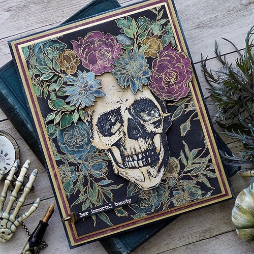 Simon Says Stamp! Tim Holtz Cling Rubber Stamps REST IN PEACE CMS435