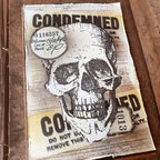 Simon Says Stamp! Tim Holtz Cling Rubber Stamps REST IN PEACE CMS435