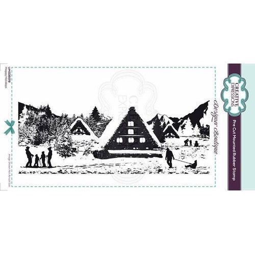 Simon Says Stamp! Creative Expressions HAPPY HOLIDAYS Cling Stamp umsdb078*