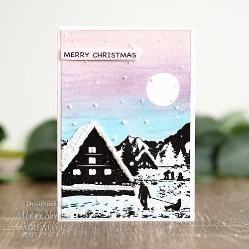 Simon Says Stamp! Creative Expressions HAPPY HOLIDAYS Cling Stamp umsdb078*