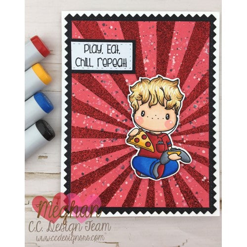 Simon Says Stamp! C.C. Designs TEEN SWISSIE Clear Stamp Set ccd0208