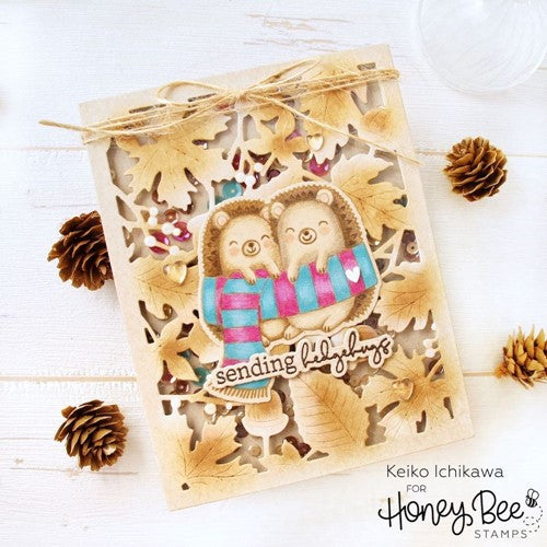 Simon Says Stamp! Honey Bee HEDGEHUGS Clear Stamp Set hbst370*