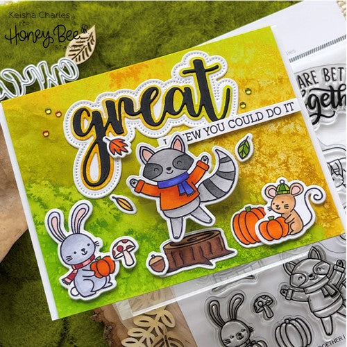 Simon Says Stamp! Honey Bee GREAT Clear Stamp Set hbst368* | color-code:ALT02
